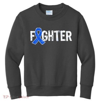 Fighter - Colon Cancer Awareness Kids Sweatshirt