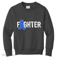 Fighter - Colon Cancer Awareness Kids Sweatshirt thumb 0