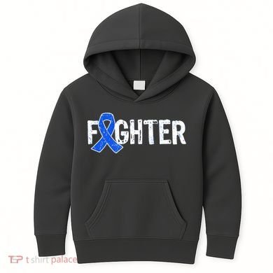 Fighter - Colon Cancer Awareness Kids Hoodie