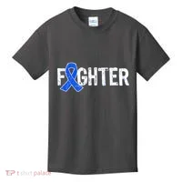 Fighter - Colon Cancer Awareness Kids T-Shirt thumb 0