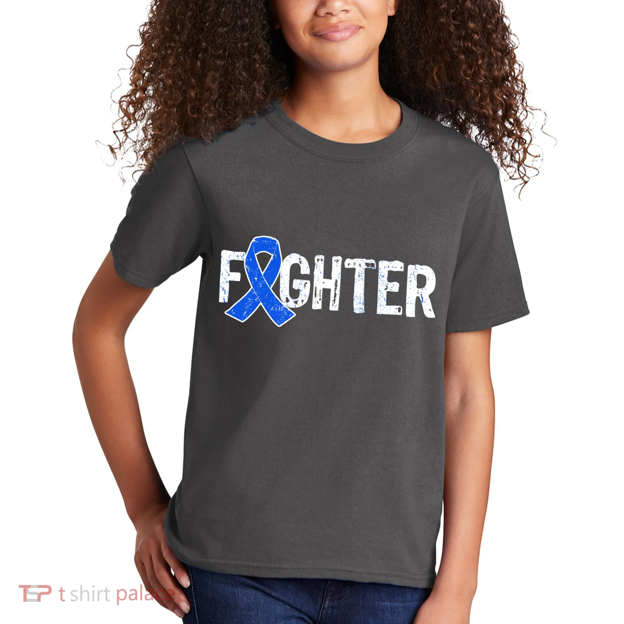 Fighter - Colon Cancer Awareness Kids T-Shirt