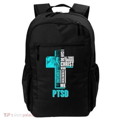 Fighting PTSD Awareness Cross Backpack