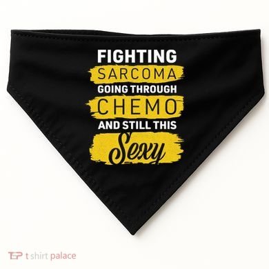 Fighting Sarcoma And Still Sexy USA-Made Doggie Bandana