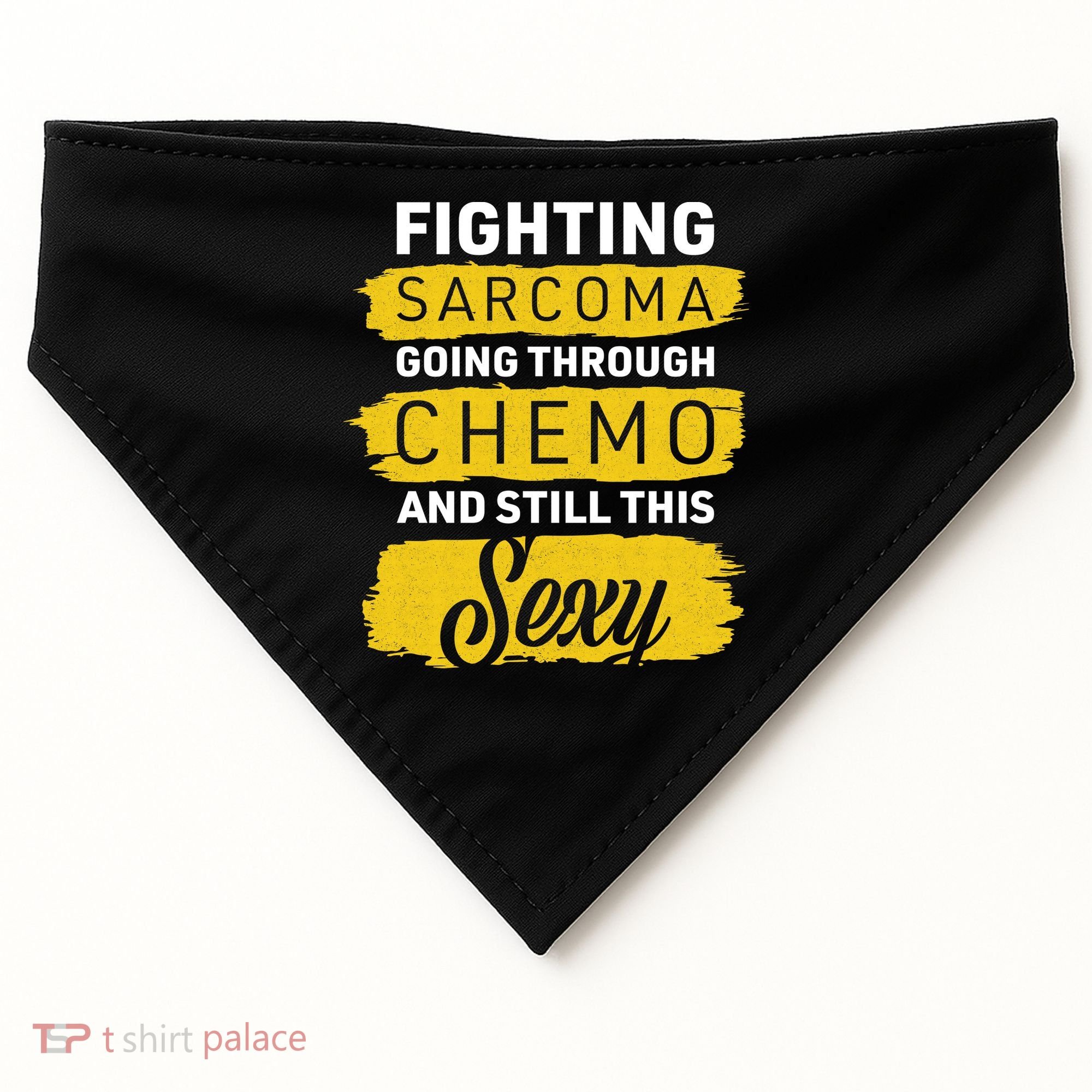 Fighting Sarcoma And Still Sexy USA-Made Doggie Bandana