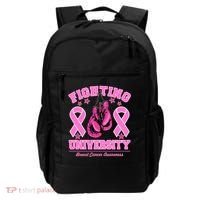 Fighting University Breast Cancer Awareness Boxing Fight Backpack thumb 0