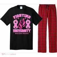 Fighting University Breast Cancer Awareness Boxing Fight Pajama Set thumb 0