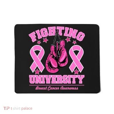 Fighting University Breast Cancer Awareness Boxing Fight Mousepad
