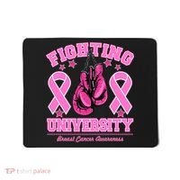 Fighting University Breast Cancer Awareness Boxing Fight Mousepad thumb 0