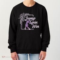 Figure Skating Jump Spin Win Women's Sweatshirt thumb 0
