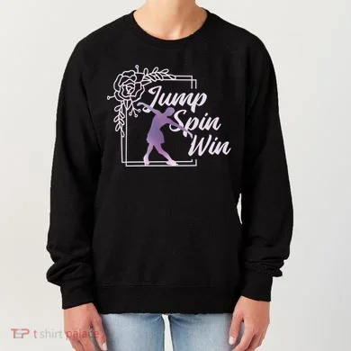 Figure Skating Jump Spin Win Women's Sweatshirt