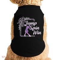 Figure Skating Jump Spin Win Doggie Tank thumb 0