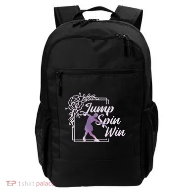 Figure Skating Jump Spin Win Backpack