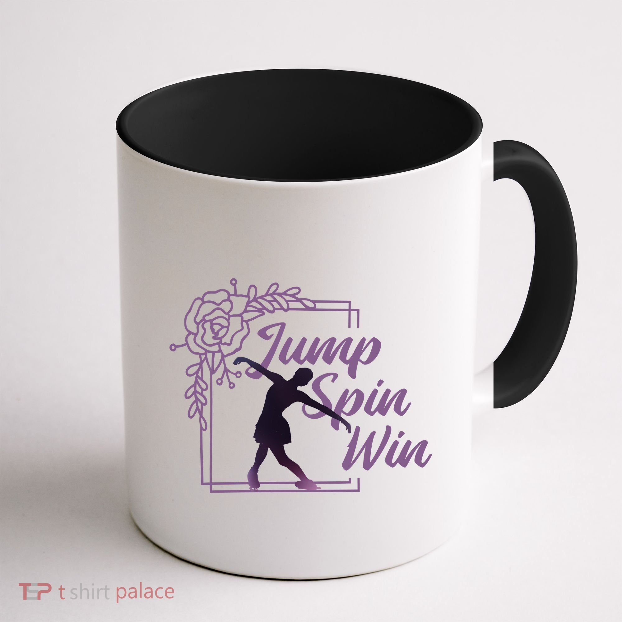 Figure Skating Jump Spin Win Coffee Mug