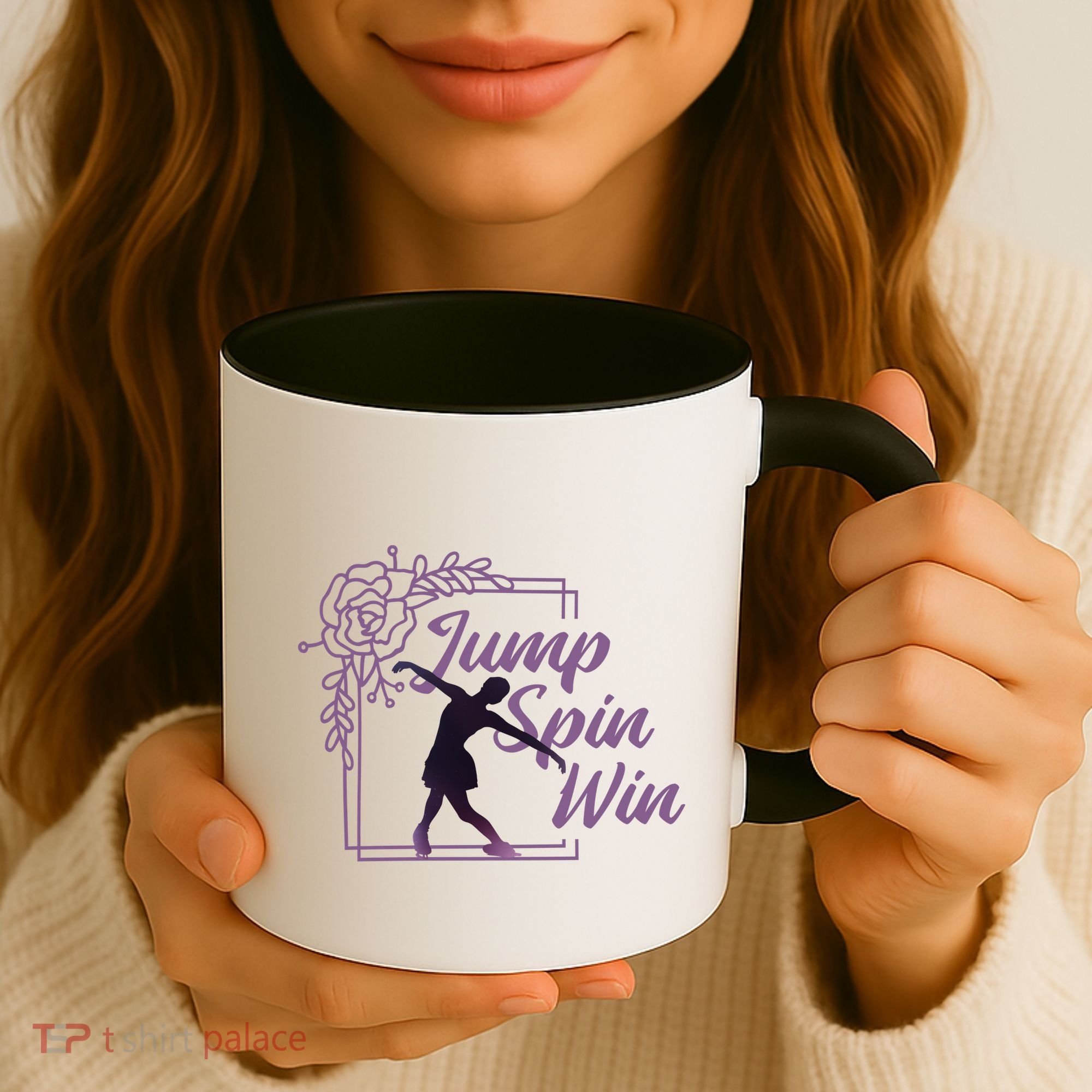 Figure Skating Jump Spin Win Coffee Mug