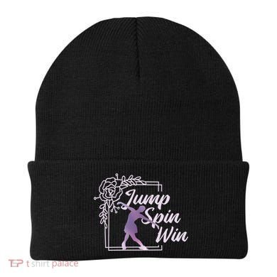 Figure Skating Jump Spin Win Beanie