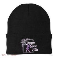 Figure Skating Jump Spin Win Beanie thumb 0