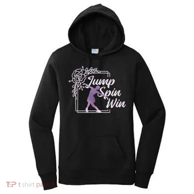 Figure Skating Jump Spin Win Women's Hoodie