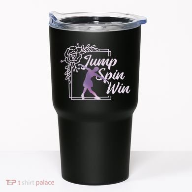 Figure Skating Jump Spin Win Tumbler