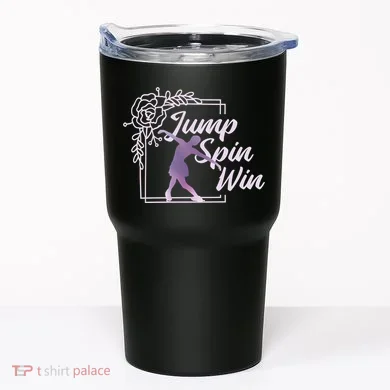 Figure Skating Jump Spin Win Tumbler