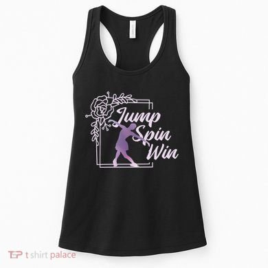 Figure Skating Jump Spin Win Women's Tank Top