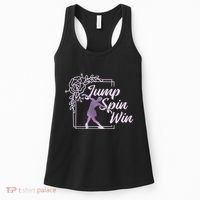 Figure Skating Jump Spin Win Women's Tank Top thumb 0