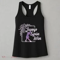 Figure Skating Jump Spin Win Women's Tank Top thumb 3