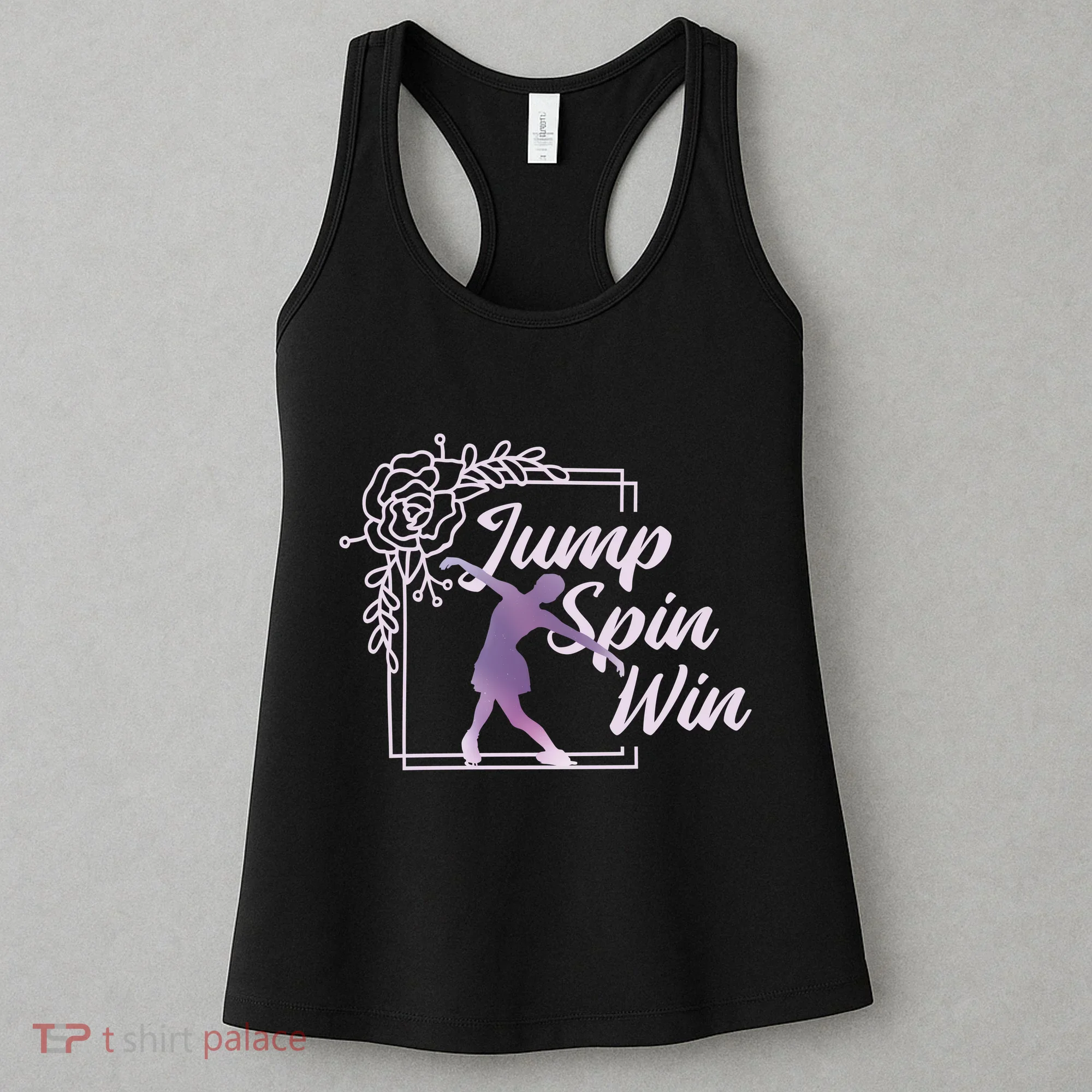 Figure Skating Jump Spin Win Women's Tank Top