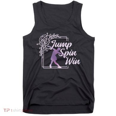Figure Skating Jump Spin Win Tank Top