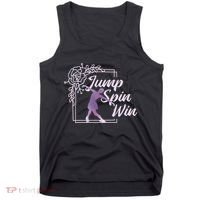 Figure Skating Jump Spin Win Tank Top thumb 0