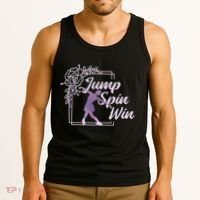 Figure Skating Jump Spin Win Tank Top thumb 3