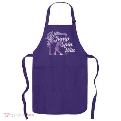 Figure Skating Jump Spin Win Apron