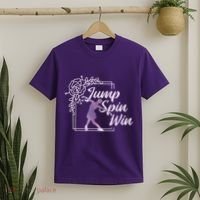 Figure Skating Jump Spin Win T-Shirt thumb 2