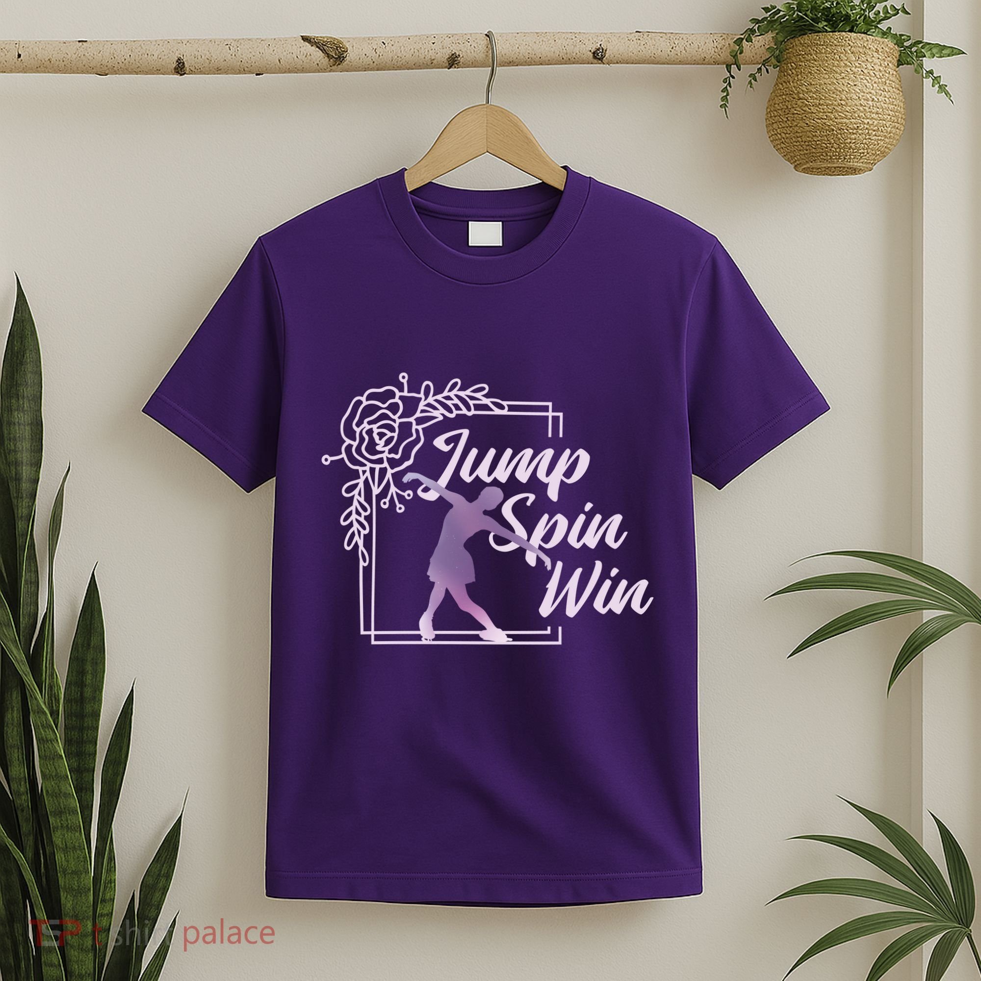 Figure Skating Jump Spin Win T-Shirt