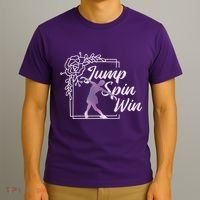 Figure Skating Jump Spin Win T-Shirt thumb 3