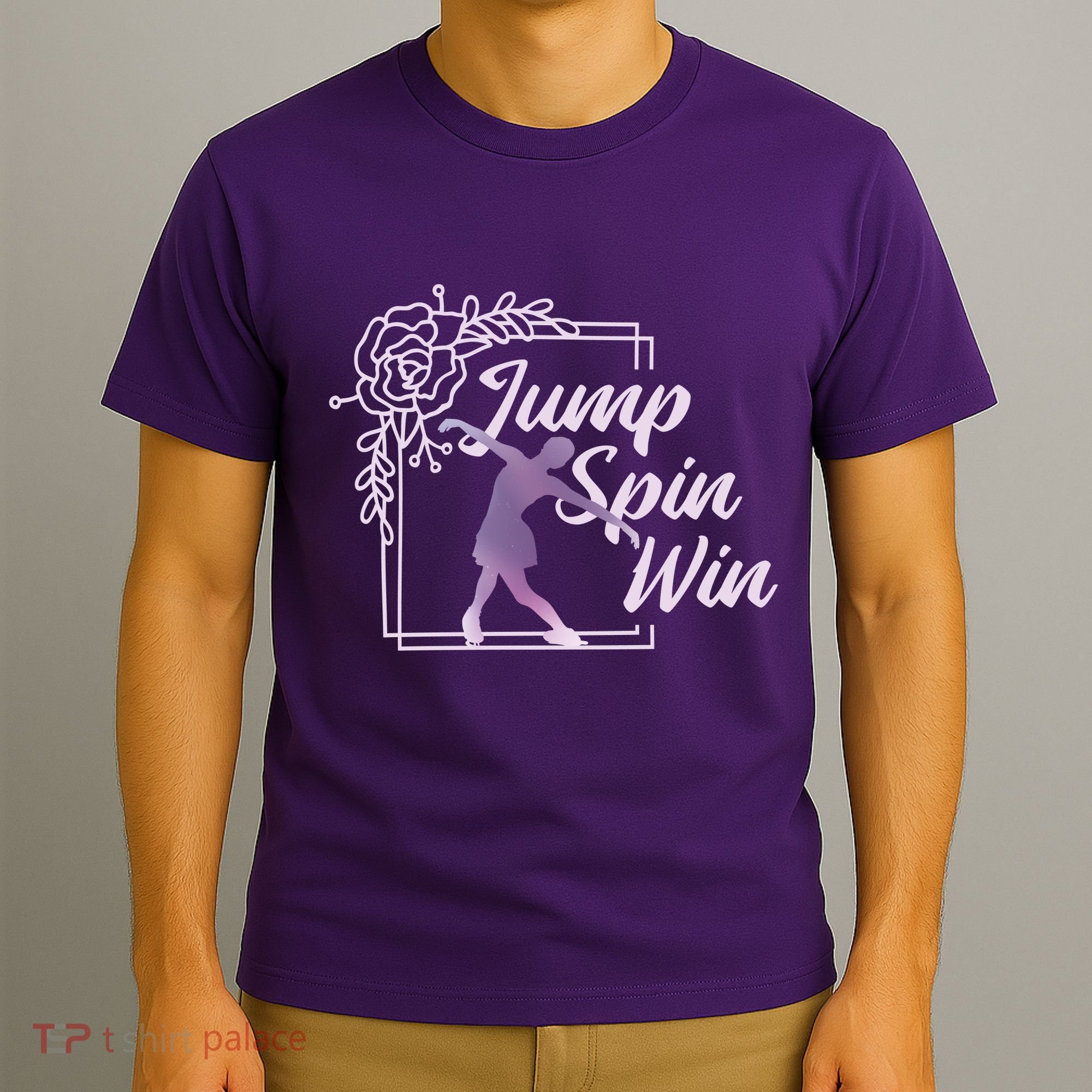 Figure Skating Jump Spin Win T-Shirt