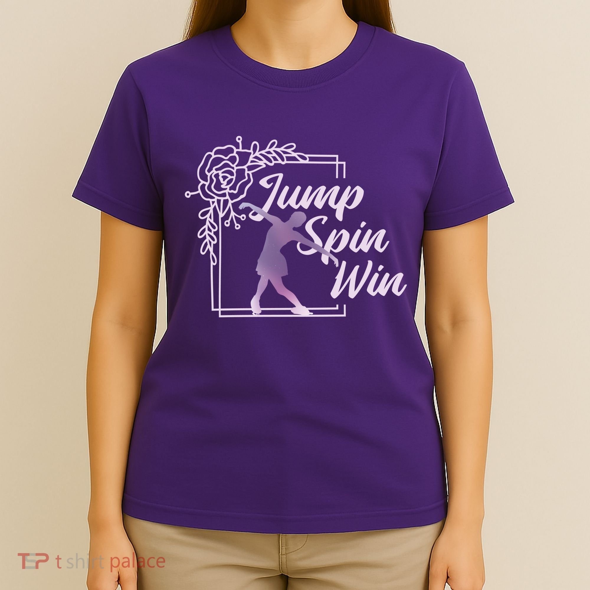 Figure Skating Jump Spin Win T-Shirt