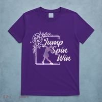 Figure Skating Jump Spin Win T-Shirt thumb 5