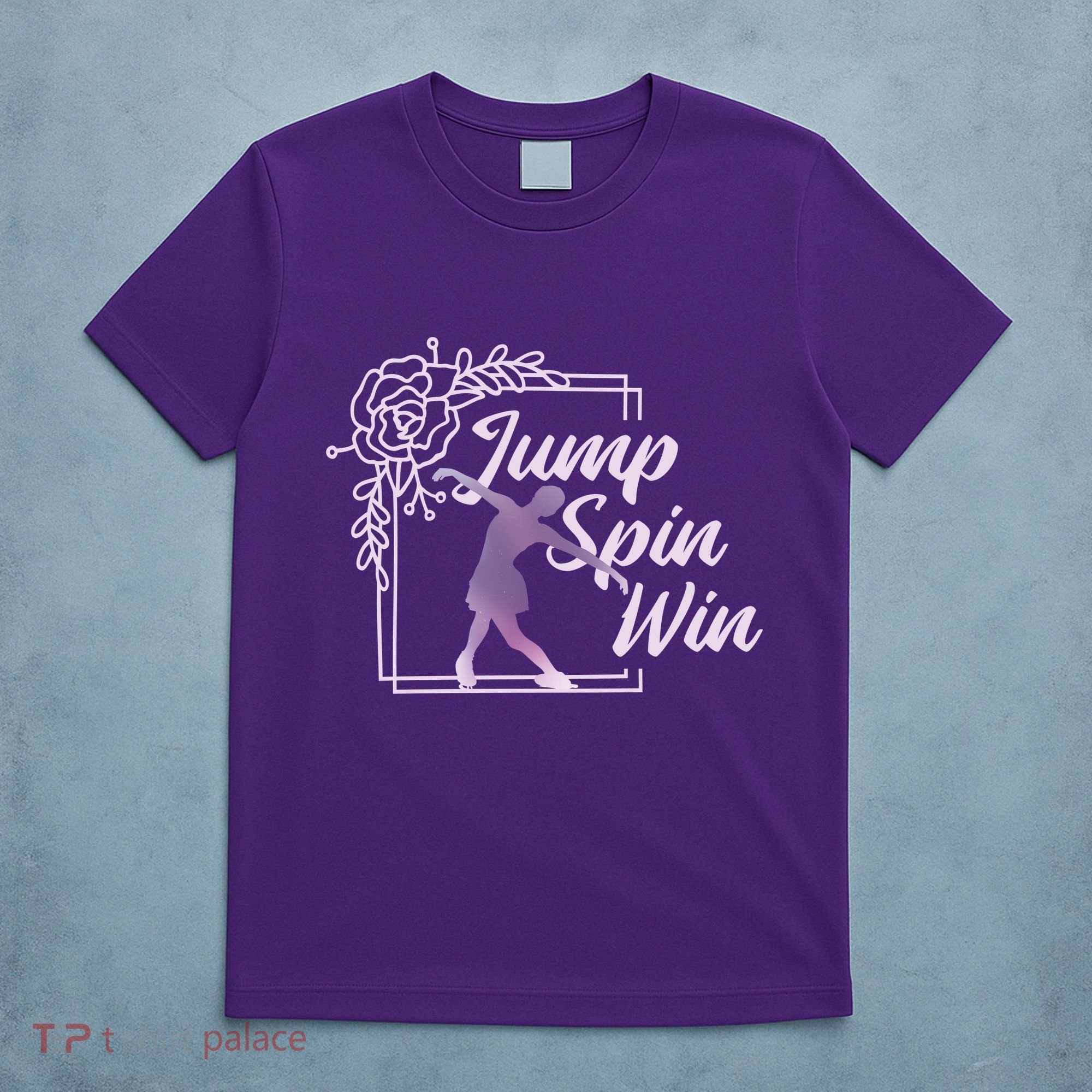 Figure Skating Jump Spin Win T-Shirt