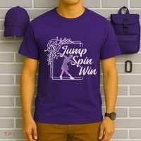 Figure Skating Jump Spin Win T-Shirt thumb 6