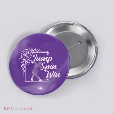 Figure Skating Jump Spin Win Button