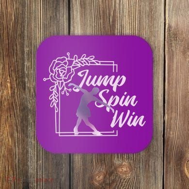 Figure Skating Jump Spin Win Coaster