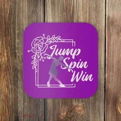 Figure Skating Jump Spin Win Coaster