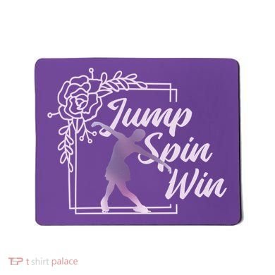Figure Skating Jump Spin Win Mousepad