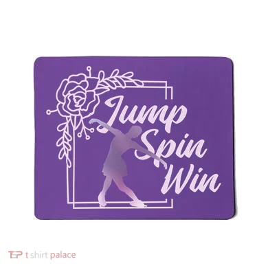 Figure Skating Jump Spin Win Mousepad