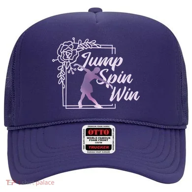 Figure Skating Jump Spin Win Hat
