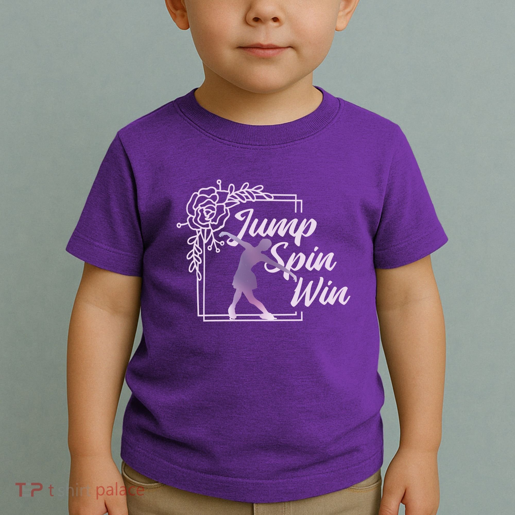Figure Skating Jump Spin Win Toddler T-Shirt