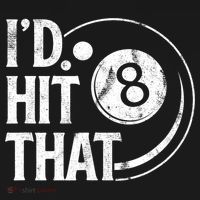 Funny Id Hit That 8 Eight Ball Billiards Pool Player Best Gift For Fan Backpack thumb 2