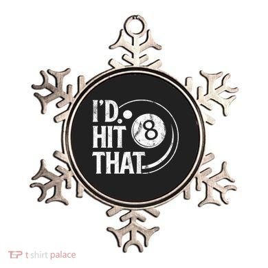 Funny Id Hit That 8 Eight Ball Billiards Pool Player Best Gift For Fan Ornament