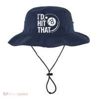 Funny Id Hit That 8 Eight Ball Billiards Pool Player Best Gift For Fan Bucket Hat thumb 0