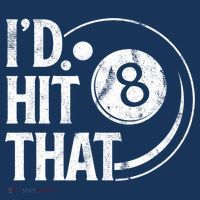 Funny Id Hit That 8 Eight Ball Billiards Pool Player Best Gift For Fan Mousepad thumb 1